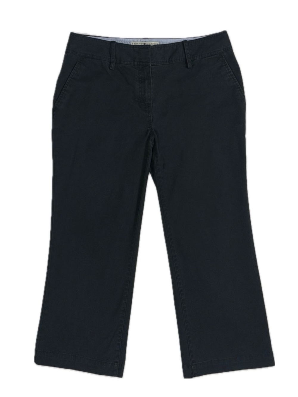 Vtg Y2K Tommy Hilfiger Black Jamie Fit Stretch Chino Pants Women’s 8 W30 I25
